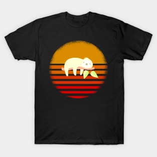 Cute Sloth Retro T-Shirt